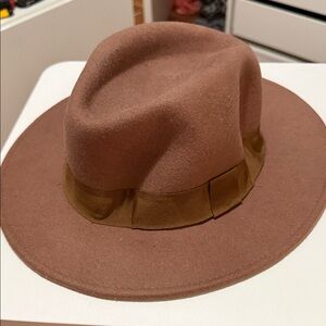 Nine West Tan Felt Hat
